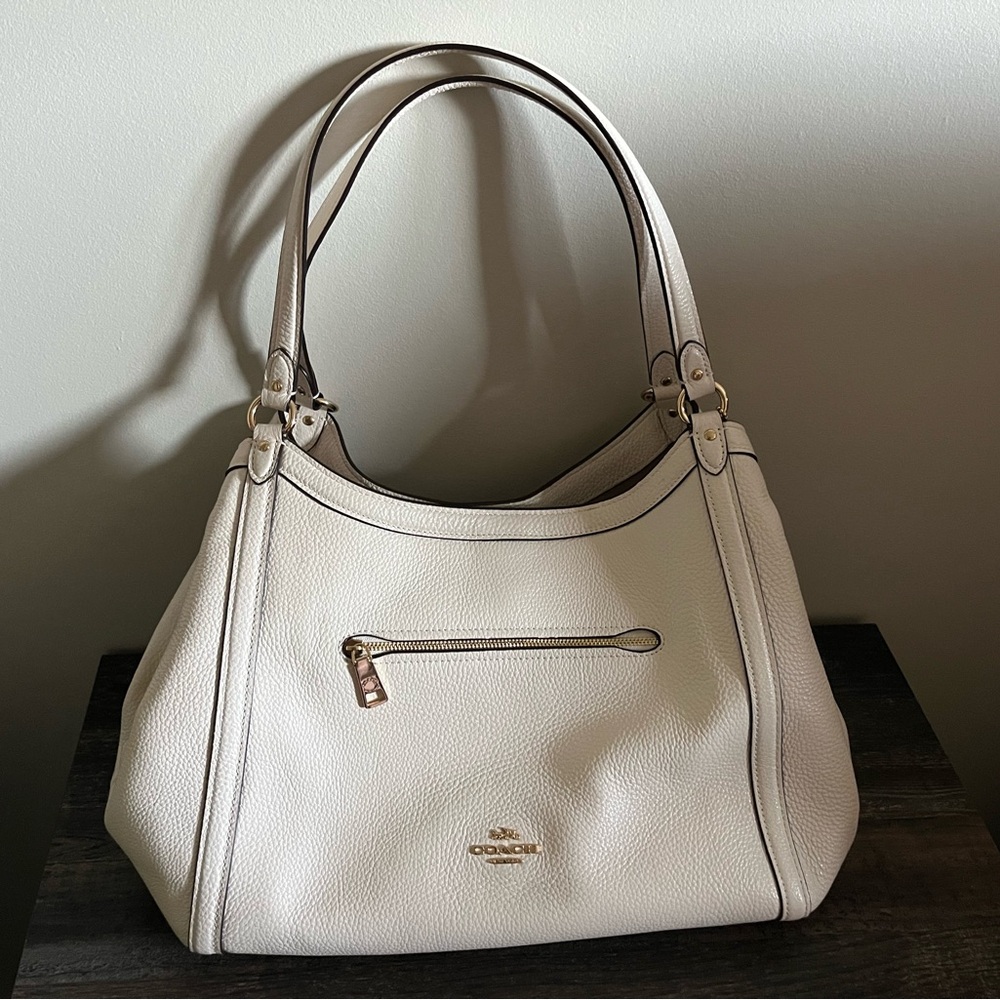 Coach Cream Leather Purse